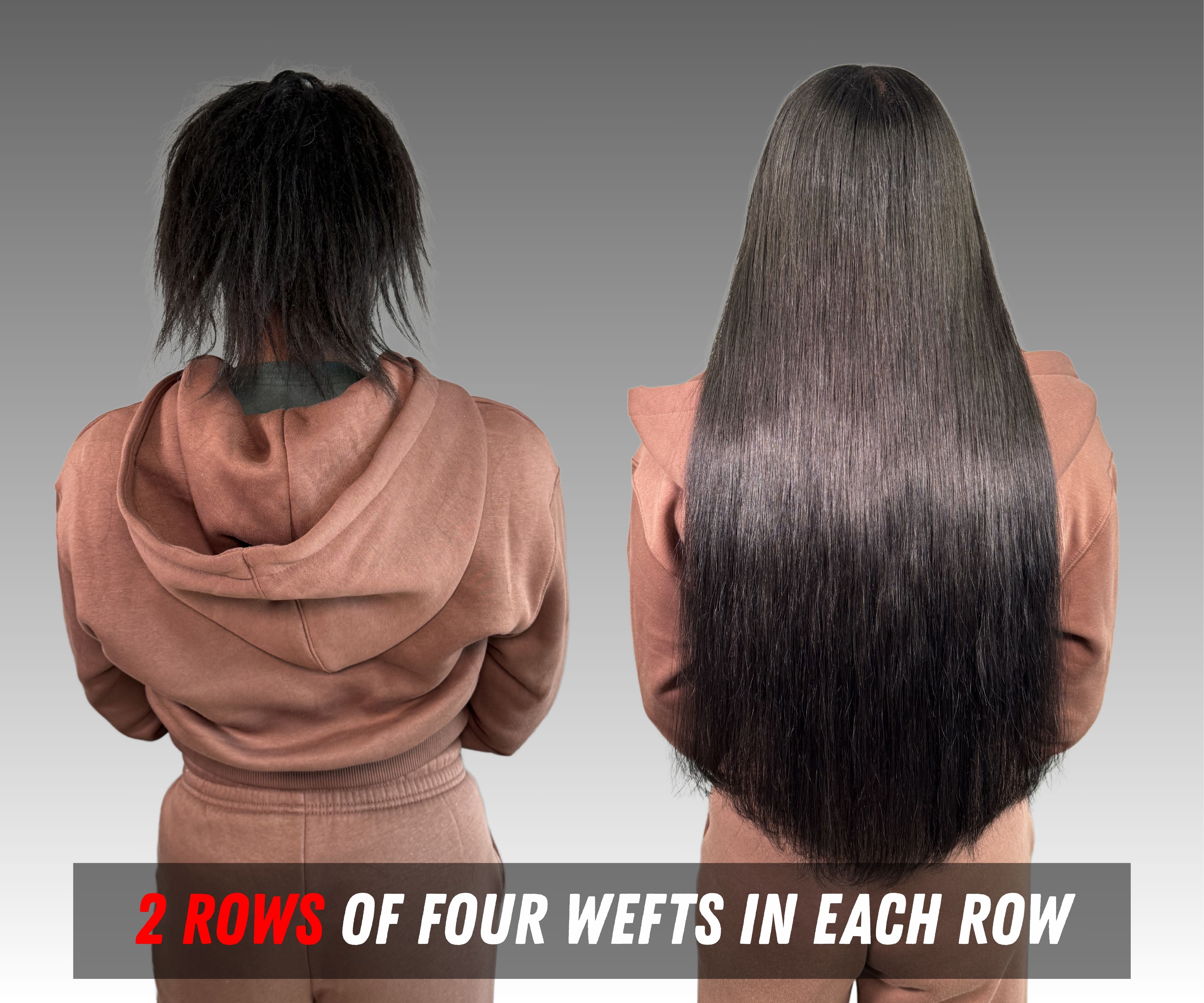 IBE hair extensions result — luxury hair extensions New York City